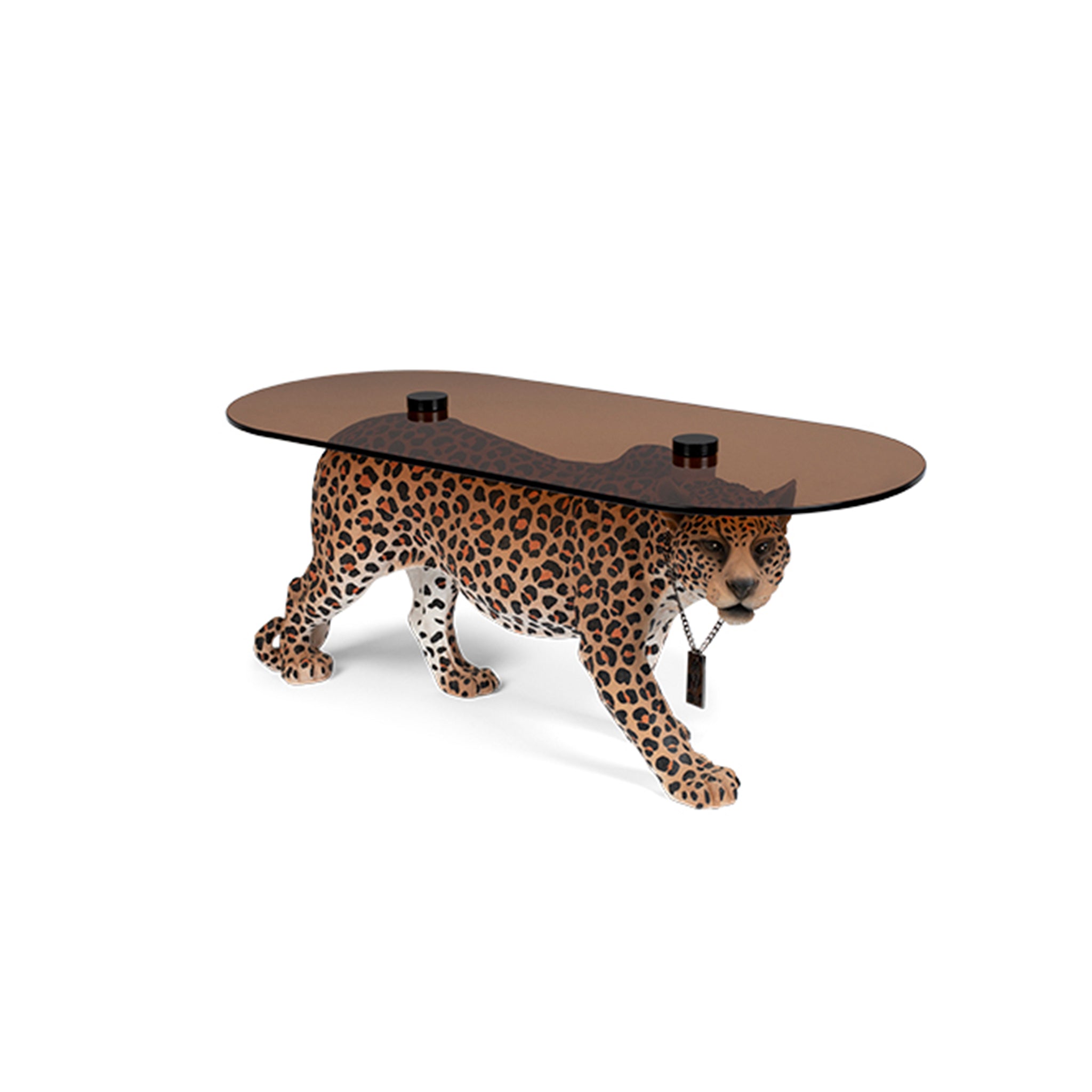 Leopard Side Table